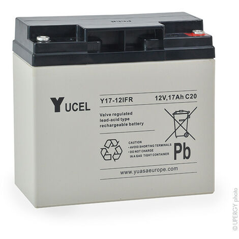 Yucel - Batterie plomb AGM YUCEL Y17-12IFR 12V 17Ah M5-F