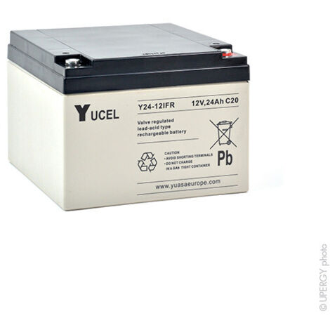 Yucel - Batterie plomb AGM YUCEL Y24-12IFR 12V 24Ah M5-F