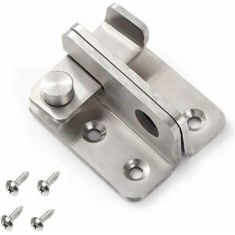 Yue Qin Hasp Lucchetto per Porta Piccola Chiusura Antifurto, Lucchetto in Acciaio Inossidabile Chiusura a Levetta Chiusure per Porte di Sicurezza, Sinistra Aperta