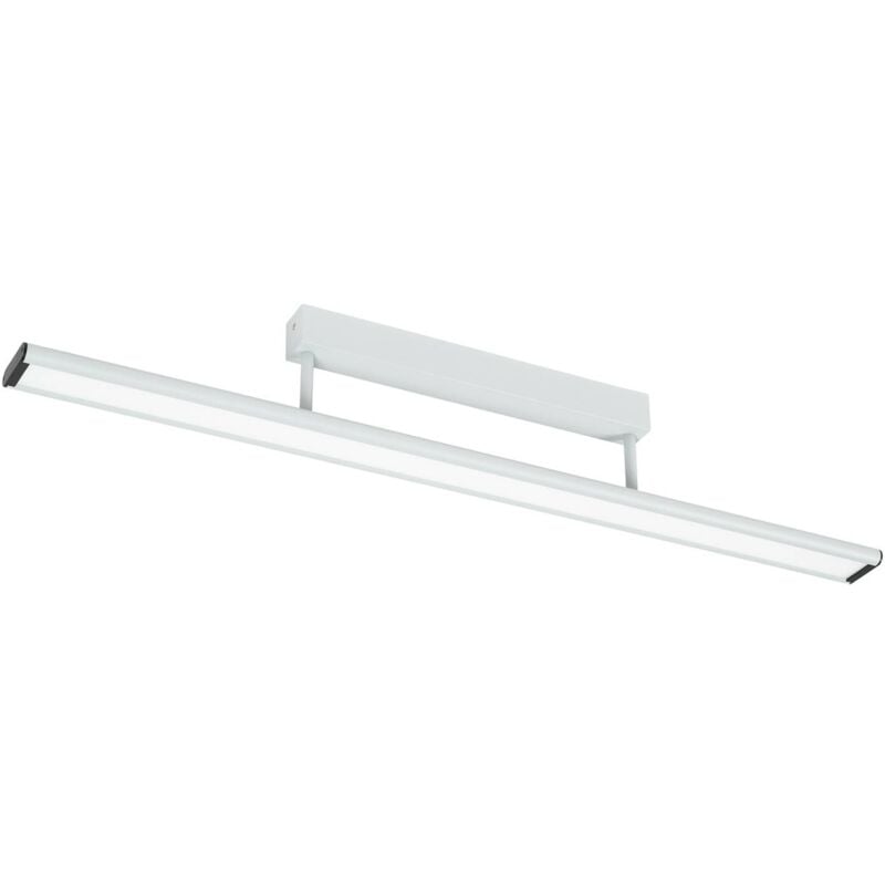 Prios - Yuela dimmable (modern) in White made of Aluminium for e.g. Office & Workroom (1 light source,) from white (RAL9016)