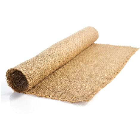 YUZET 1m Natural Jute Hessian Fabric Builders Frost Protection Burlap