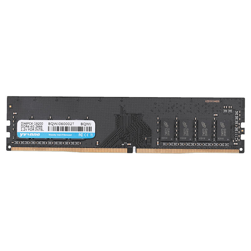 

DDR4 4GB 2666MHz 1.2V Memoria para PC de escritorio 288PIN PC RAM Reemplazo de bajo consumo de energia para Intel, Negro, 4GB - Yvonne