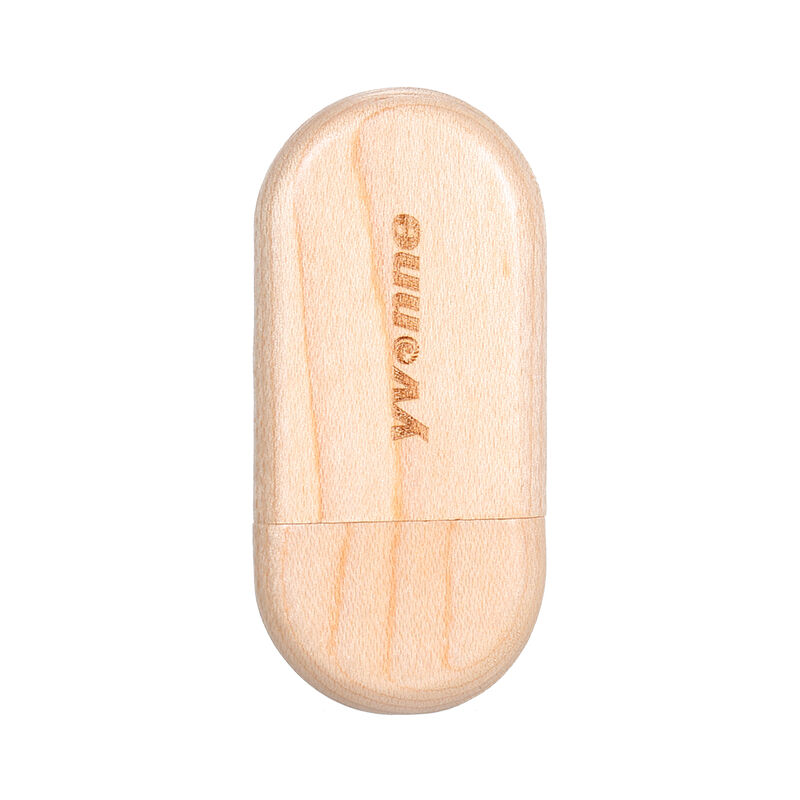 

Unidad flash USB de madera ovalada Pen Drive 64G Memory Stick Pendrives Regalo - Yvonne