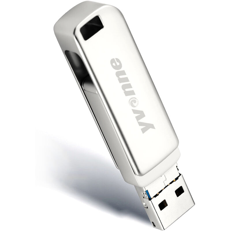 

Y40D USB3.0 de alta velocidad giratorio 128GB USB tipo C Micro USB de tres puertos OTG Flash Drive para telefono movil / PC / computadora portatil