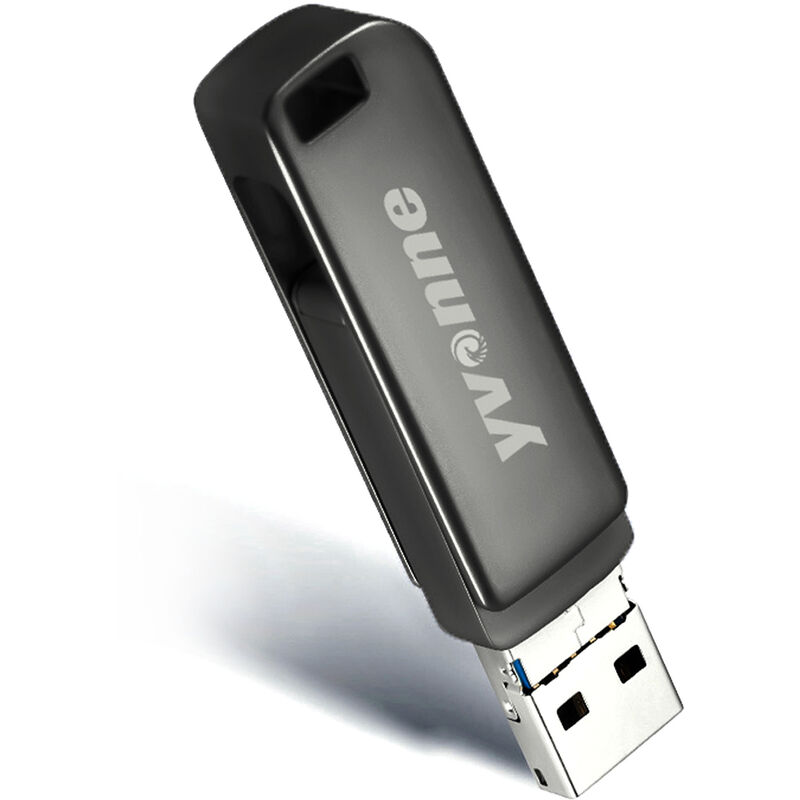 

Y40D USB3.0 de alta velocidad giratorio 32GB USB tipo C Micro USB de tres puertos OTG Flash Drive para telefono movil / PC / computadora portatil