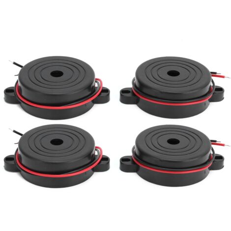 YWBL-WH Elektronischer Alarm, empfindlich gegenüber Dauerton, für DIY-Projekte, 95 dB, DC 3-24 V, 4 Stück, Industrielle Steuerungskomponenten.
