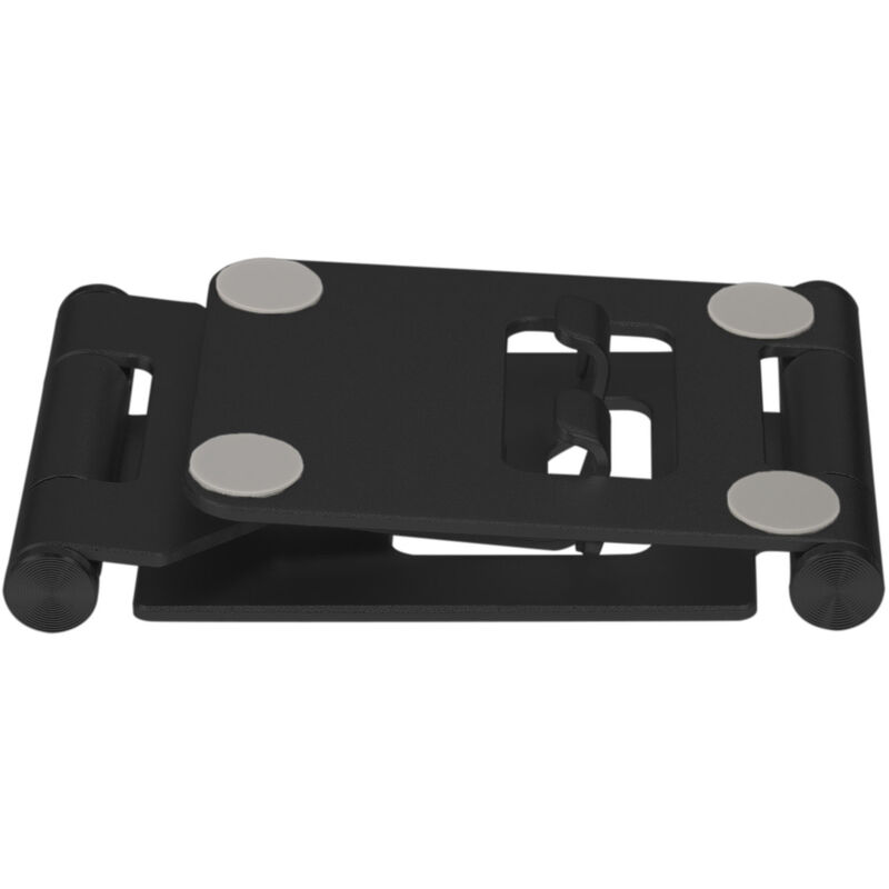 

Z10A Soporte ajustable para telefono celular Soporte para telefono de escritorio totalmente plegable Aleacion de aluminio Cuna giratoria de 270 ¡ã