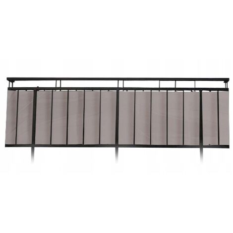 Z3719 COPERTURA BALCONE poliestere 445x76 cm grigio chiaro