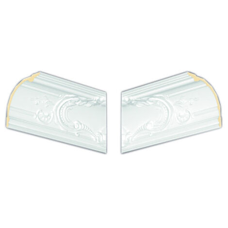 Z42 ARSTYL Moulure de plafond Polyuréthane Noël & Marquet 174 x 174 x 2000 - 1 Set (2 Coins)