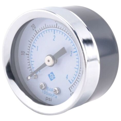 -Z51 Manomètre Hydraulique Vide Jauge de Pression 0-60Psi 40Mm 1/8 Pouce Npt Mini