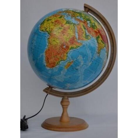 Zachem Globo Fisico Illuminato 32cm - Decorazione e Apprendimento