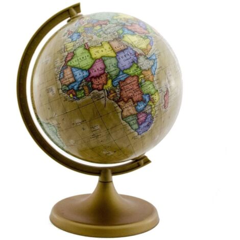 Zachem Retro Political Globe 16cm - Decorazione e scienza