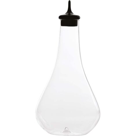 Zafferano Bouteille Pirolo en Verre Borosilicate Soufflé à la Main Couleur Noire Design Inspiré des Échecs Élégante et Fonctionnelle pour la Table