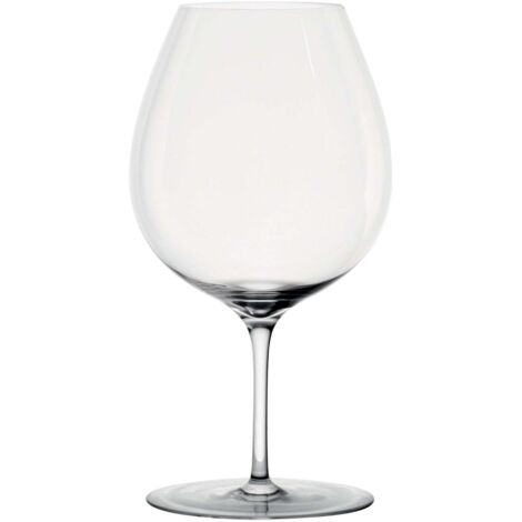 Zafferano Calice Ultralight 55 cl Set 2 Pièces en Verre Sonore Supérieur Transparent Design Élégant pour Vins Blancs Structurés et Rouges Jeunes