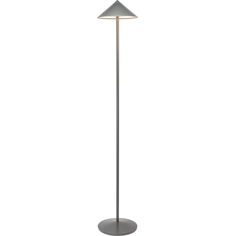 Zafferano - Lampadaire led Pina xxl titane, rechargeable, 6W IP65, variateur tactile, tête magnétique, lumière d'ambiance Zafferano - Lampadaire led Pina xxl titane, rechargeable, 6W IP65, variateur tactile, tête magnétique, lumière d'ambiance