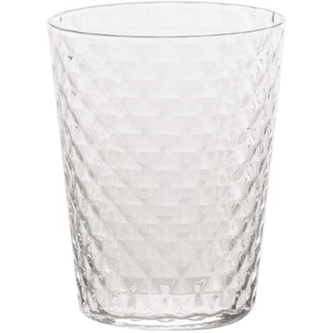 Zafferano Lot de 4 Verres Tumbler Veneziano Mixology en Verre Sonore Supérieur Transparent 33 cl, Design Élégant Soufflé à la Bouche Artisanal