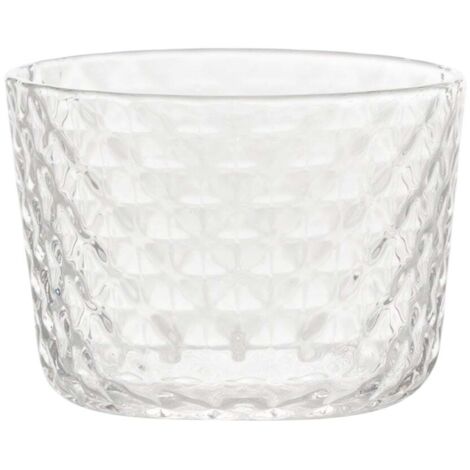 Zafferano Lot de 4 Verres Veneziano Mixology Tumbler Bas 11 cl en Cristal sans Plomb, Soufflés à la Bouche et Travaillés à la Main, Transparent