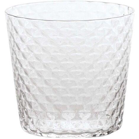 Zafferano Veneziano Mixology: Set di 4 Gobelets da 43 cl in Verre Sonore Supérieur, Soufflé à la Bouche et Fatto a Mano, Design Trasparente XL