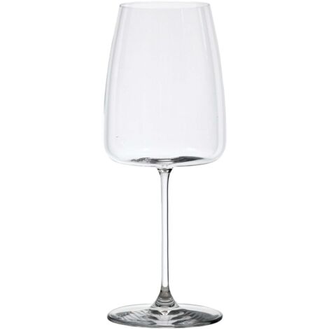 Zafferano Verre Altopiano pour Vins Rouges Importants en Verre Sonore Supérieur, Lot de 6 Pièces, Capacité 67 cl, Design Moderne et Sophistiqué