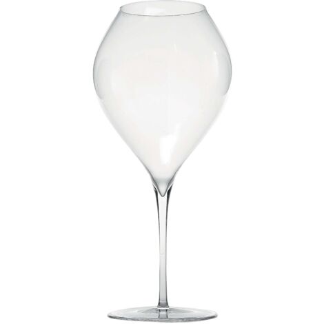 Zafferano Verre Ultralight 82 cl en Verre Sonore Supérieur, Lot de 2 Pièces, Design Artisanal pour Dégustation de Vins Blancs Structurés et Rouges