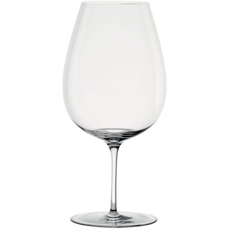 Zafferano Verre Ultralight pour grands vins rouges, capacité 70 cl, verre cristallin supérieur fait à la main, lot de 2 pièces, transparent