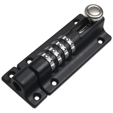 Zahlenschlossriegel, Code-Türschloss, wasserdichtes 4-stelliges Zahlenschloss mit Schrauben für Gartenhäuser, Hausverstärkung, Werkstätten