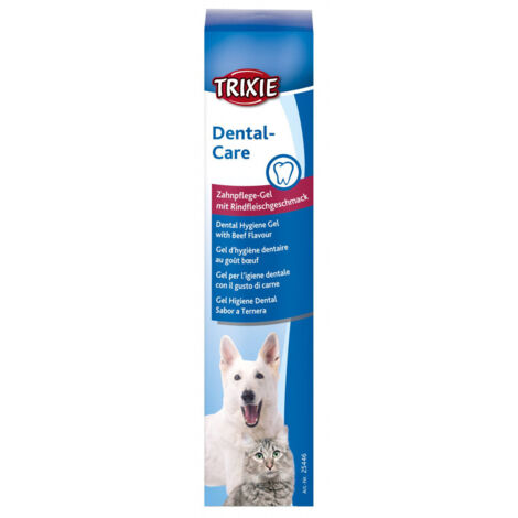 Zahn- und Zahnfleischhygienegel mit Rindfleischgeschmack für Hunde und Katzen, 100 g