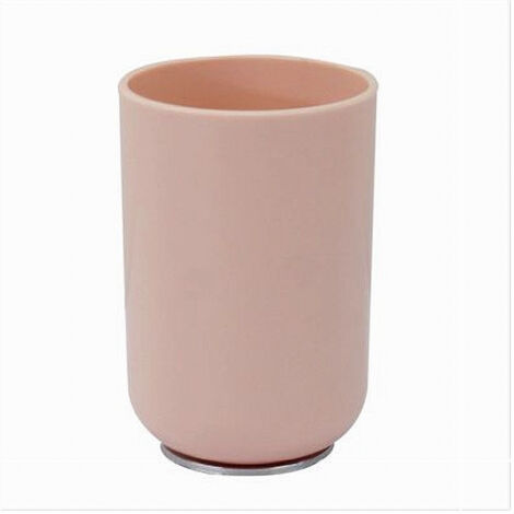 ZAHNPUTZBECHER ROSA SILBER BAD-ACCESSOIRES 79870