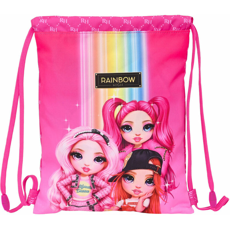 Zaino a Sacca per Bambini Rainbow High Fucsia (26