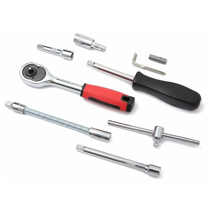 46pcs 1/4 'Punte per cacciavite a bussola Set