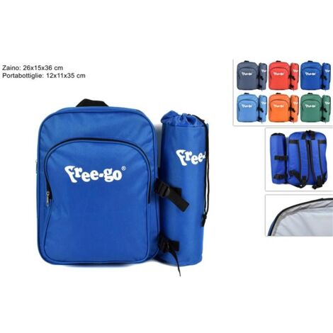 DUE ESSE DISTRIBUZIONI Zaino frigo + portabottiglia
