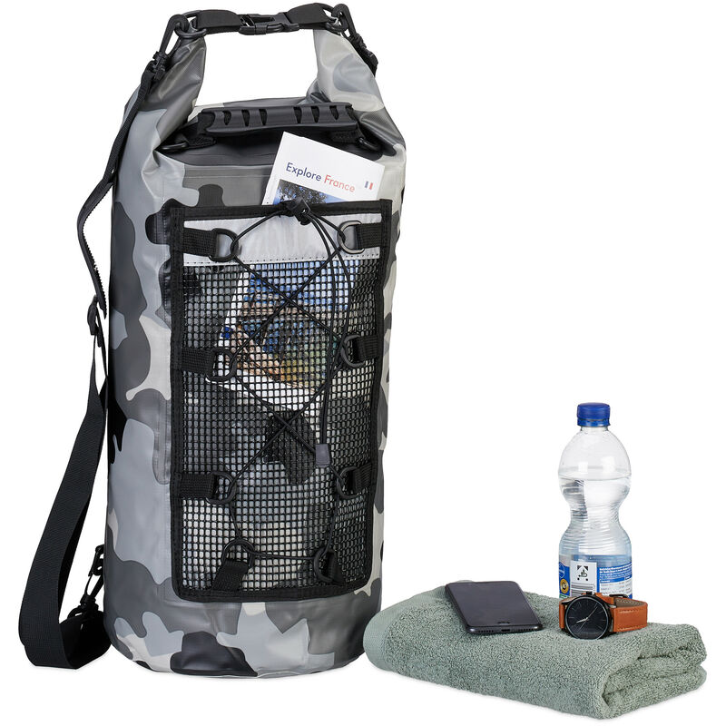 Zaino Impermeabile, 25 l, Sacca Waterproof con