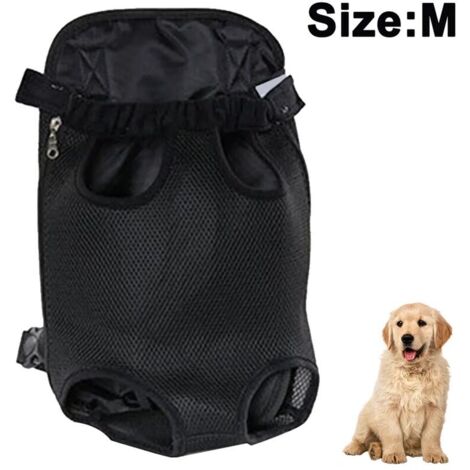 Zaino per animali domestici, Borsa da trasporto per cani, Gambe regolabili, Borsa da viaggio portatile per animali domestici, Traspirante e confortevole, Soprattutto per cani di piccola e media taglia