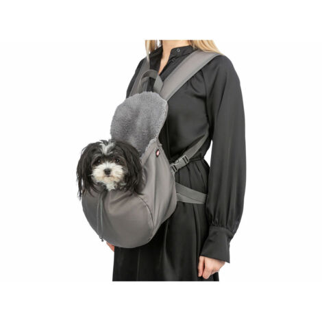 Zaino per Animali Domestici Trixie Molly Grigio 25 × 38 × 17 CM