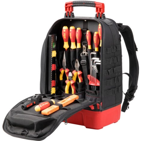Zaino per utensili elettrici WIHA - 28 pezzi - 45528