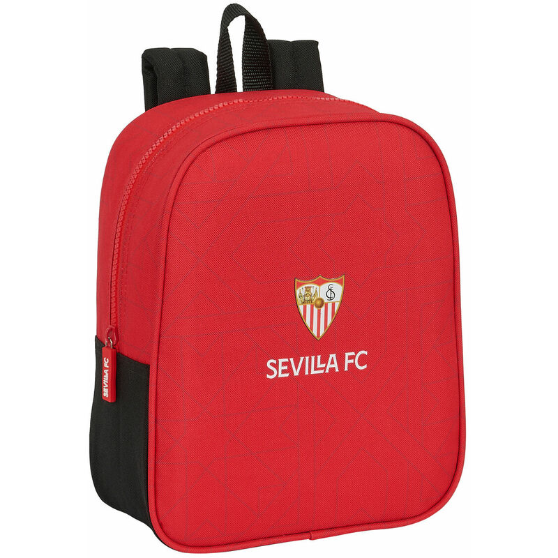 Image of Sevilla Fútbol Club - Zaino Scuola Nero Rosso 22 x 27 x 10 cm
