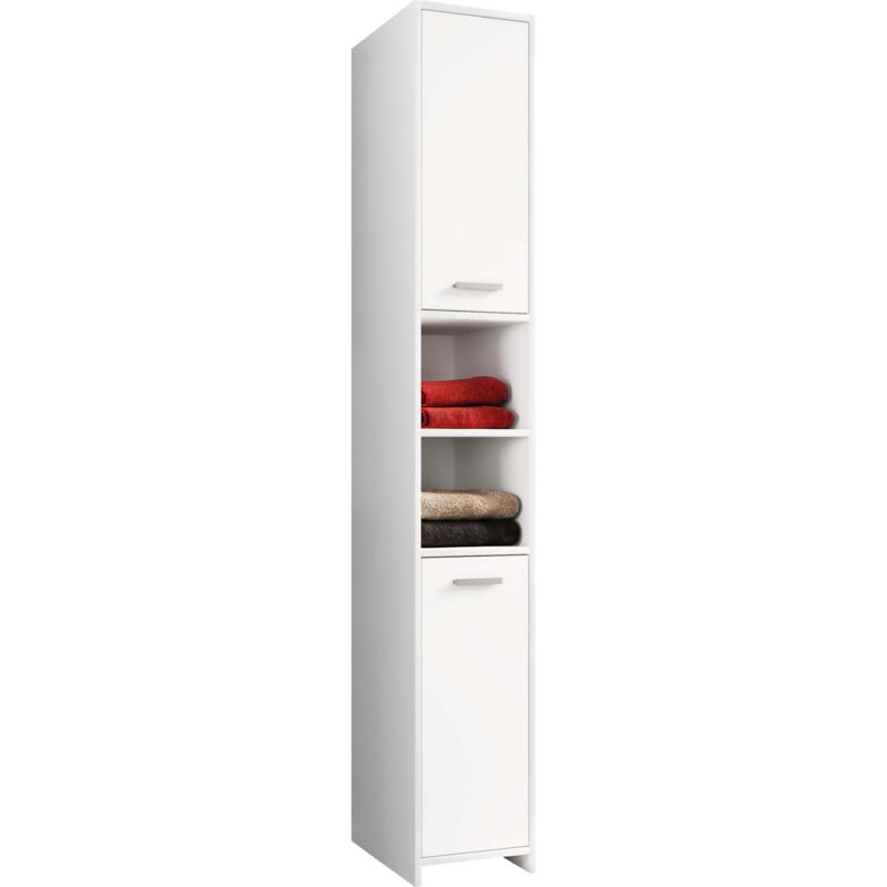 ZaloL armoire haute pour salle de bain blanc.