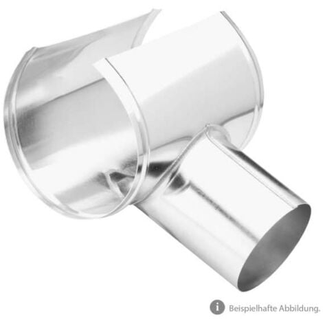 Zambelli Titanzink Meister-Schrägstutzen 280/80 zylindrischer Auslauf variabler Neigungswinkel, 1314