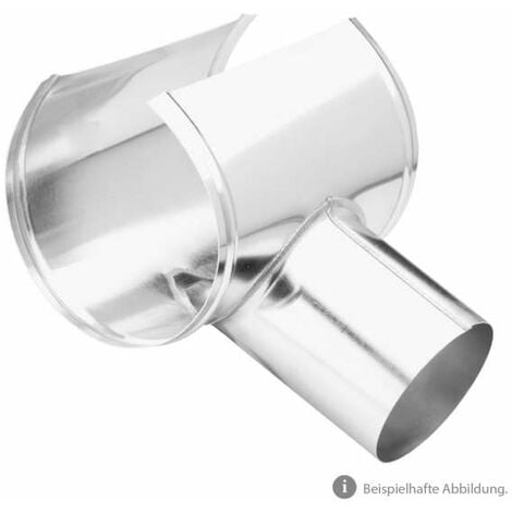 Zambelli Titanzink Meister-Schrägstutzen 333/100 zylindrischer Auslauf variabler Neigungswinkel, 131