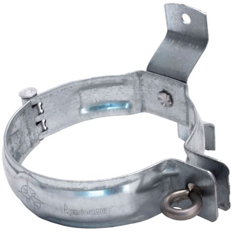 ZAMBELLI verzinkte Meister-Schelle Ø 100 mm für Holzmontage, 128010-ZAM