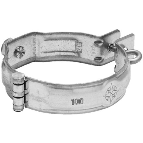 ZAMBELLI verzinkte Meister-Schelle Ø 80/M10 für Stockschraube und Schlagstift, 127780-ZAM