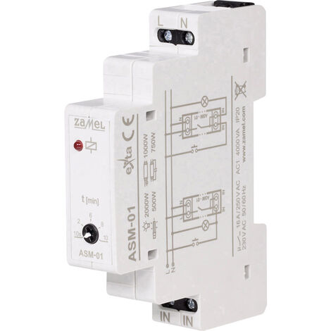 Zamel ASM-01 Treppenlichtzeitschalter Hutschiene 230 V