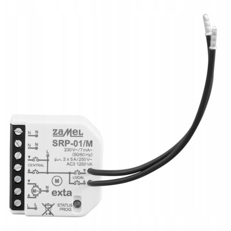Zamel  Contrôleur de volets SRP-01/M - 230V - Compact - Économique - Facile  installer