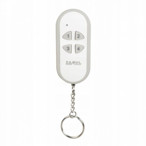 Zamel  Télécommande 4 canaux P-457/4 - Noir - Ergonomique - Contrôle sans fil - Compacte