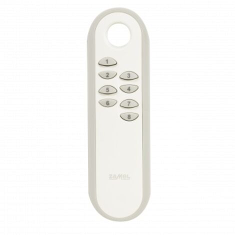 Zamel  Télécommande 8 canaux P-256/8 - Noir - Design moderne - Contrôle facile - Portée 300 m