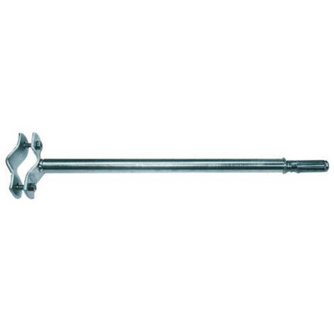 Zanca per antenne M10x55 lunghezza 25 cm – in zama zincata bianca – Minutex