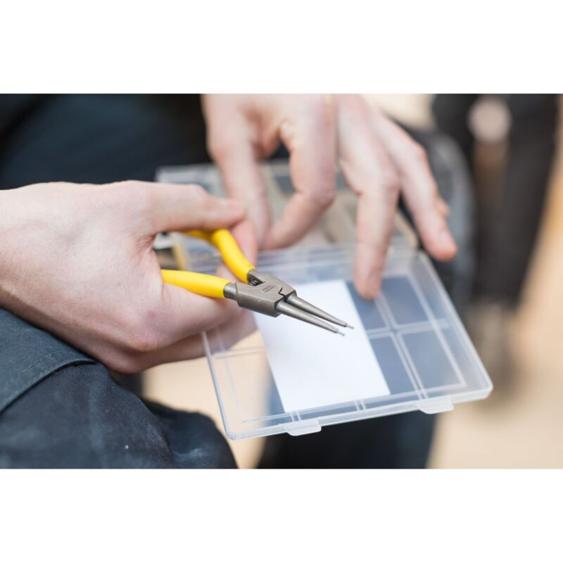 Geradschenkenzange - 140 mm Außenclip