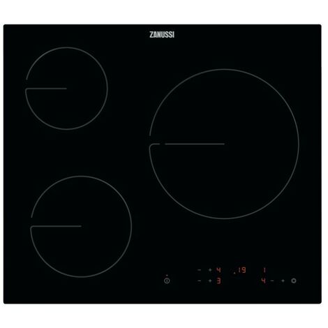 Zanussi ZHRN638K Negro Integrado 60 cm Cerámico 3 zona(s)