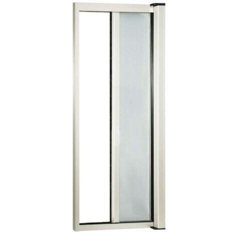 AUTRES Zanzariera a rullo avvolgibile orizzontale per Porta SLIM Riducibile 120x240 cm - Colore: Bianco