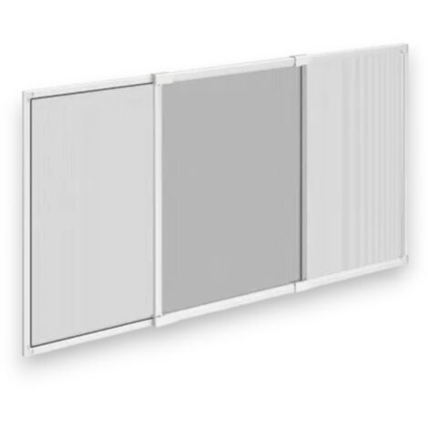 Zanzariera a pannello estensibile bianco per esterno e interno - 70x100 cm